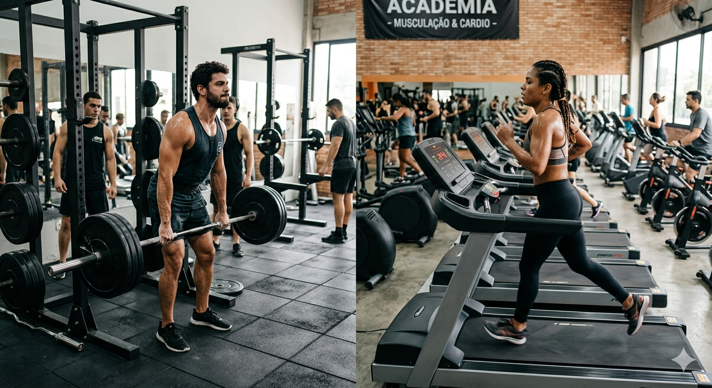 Cardio x Musculação: Qual Fazer Primeiro (e Por Que Isso Importa de Verdade)